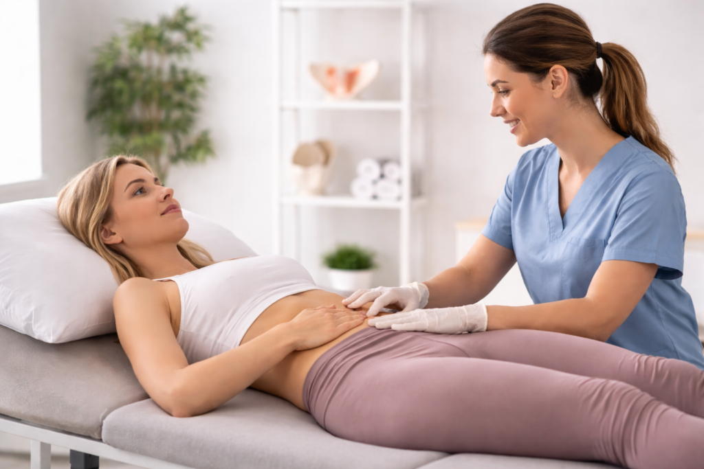 diastasis recti treatment langley pelvic floor physiotherapy assessment abdominal separation