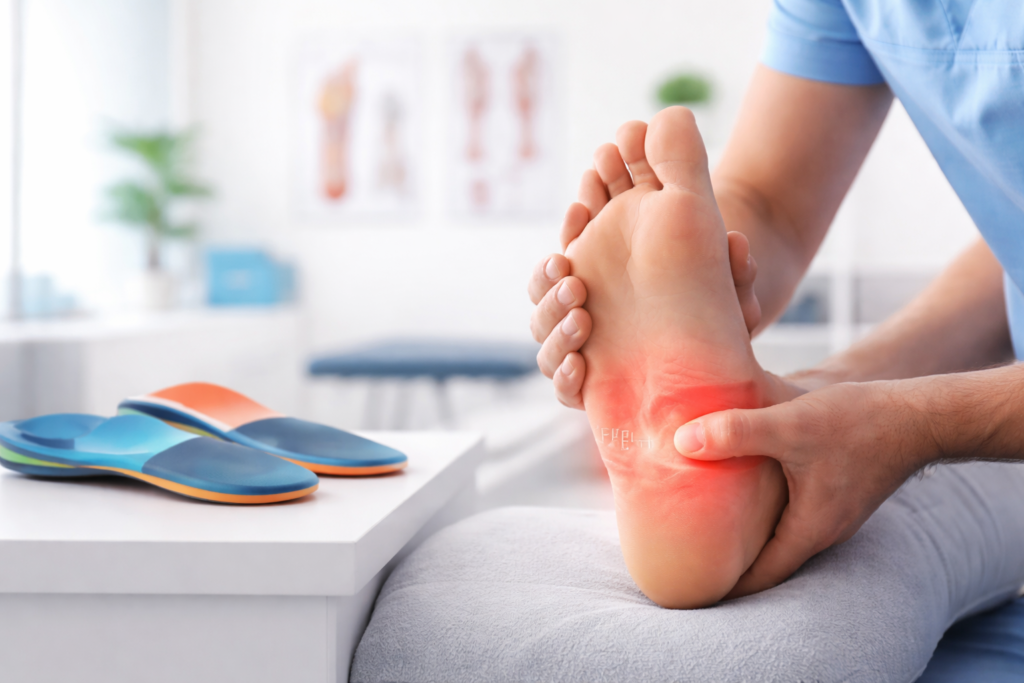 Flat feet treatment Langley custom orthotics physiotherapy