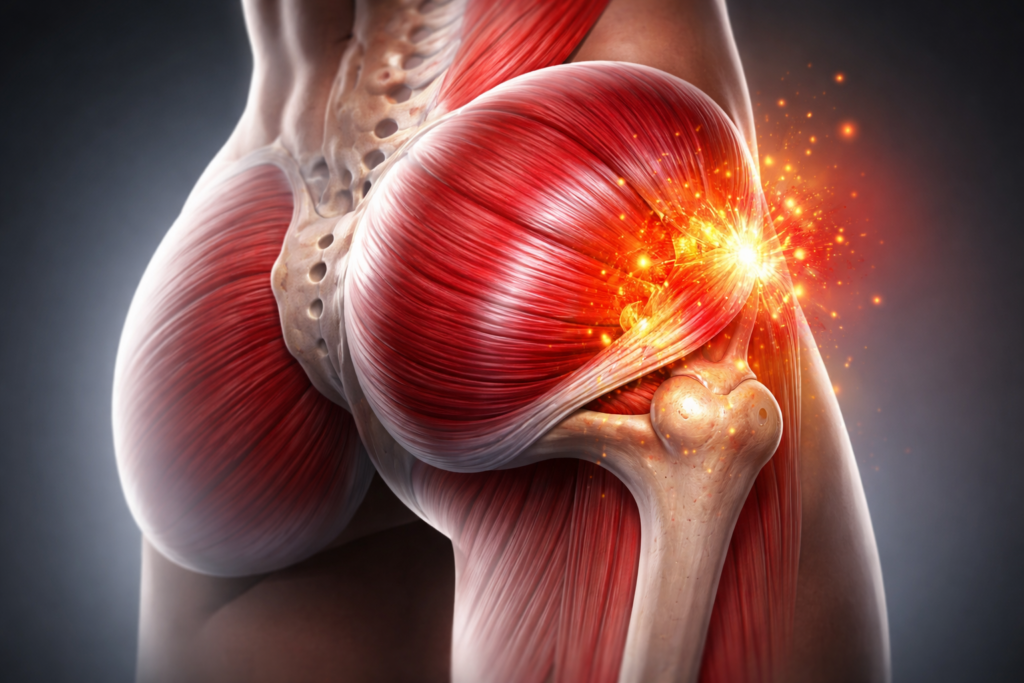 Gluteal tendinopathy treatment Langley physiotherapy chiropractic treatment for lateral hip pain