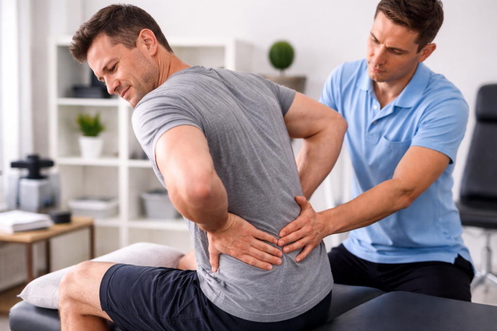 Herniated disc treatment in Langley at Realign Chiro Physio Rehab clinic