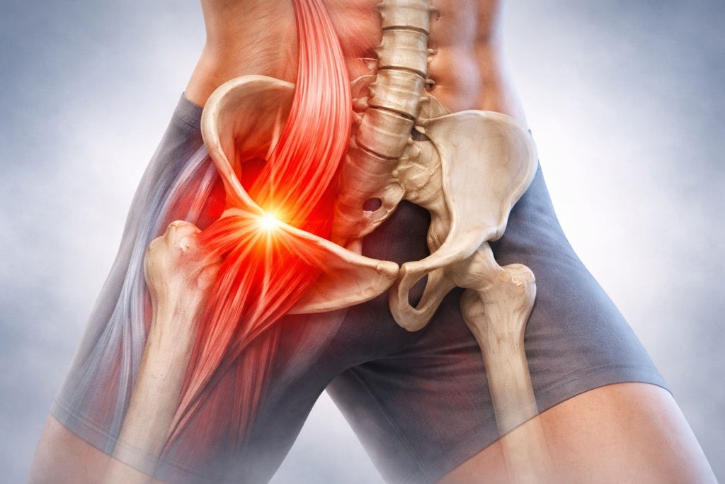 Hip flexor strain treatment Langley physiotherapy chiropractic treatment for hip flexor injury