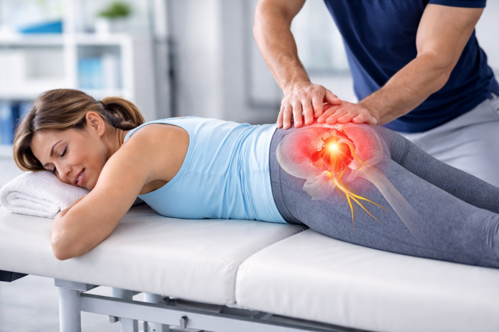 Piriformis syndrome treatment Langley physiotherapy and chiropractic treatment for sciatic nerve pain