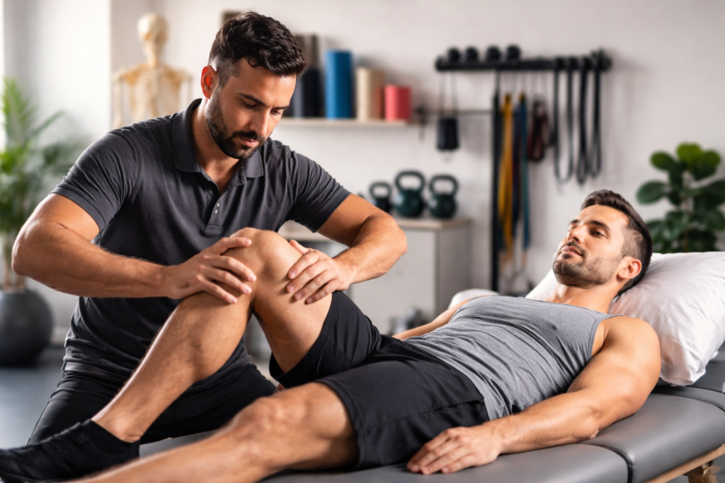 sports physiotherapy Langley knee injury rehab treatment