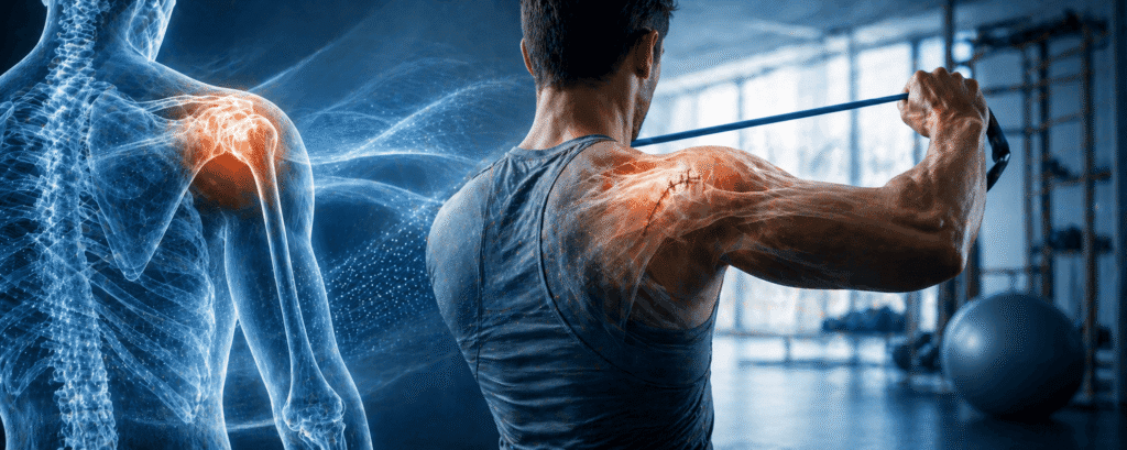 Shoulder surgery rehabilitation in Langley with guided physiotherapy exercises