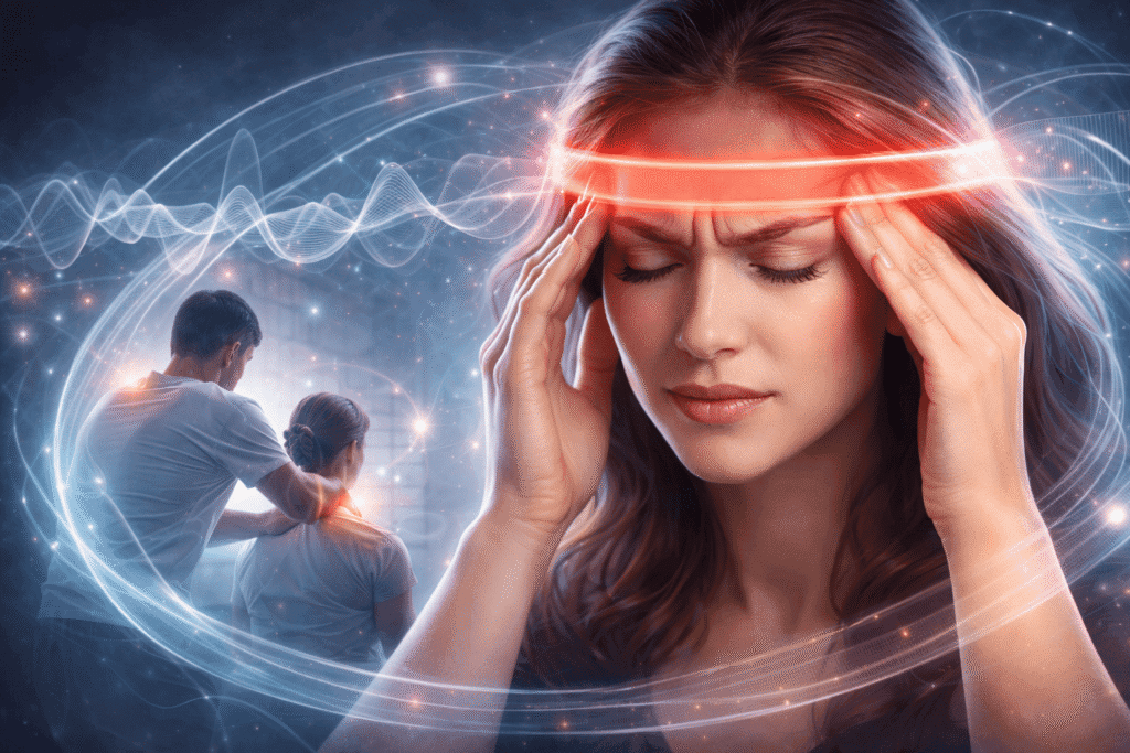 Tension headache treatment in Langley with physiotherapy chiropractic and massage therapy