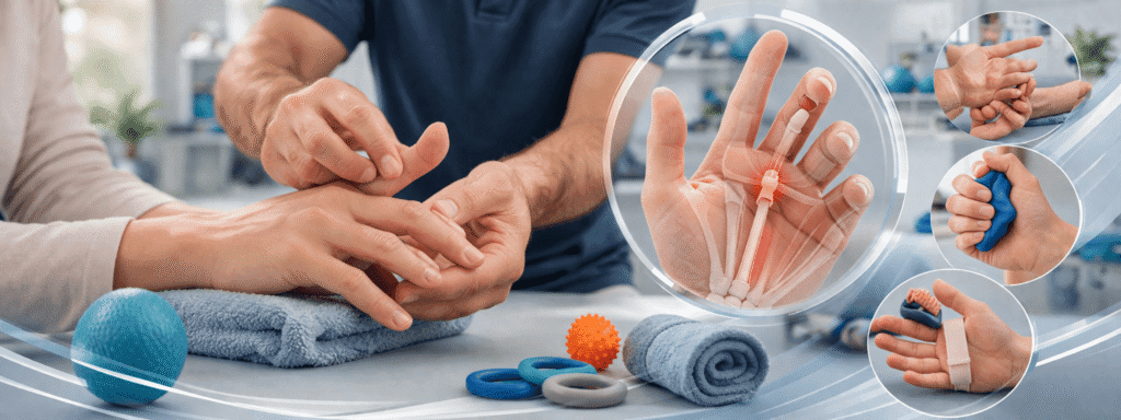 Trigger finger treatment in Langley with hands-on therapy for finger locking and hand pain